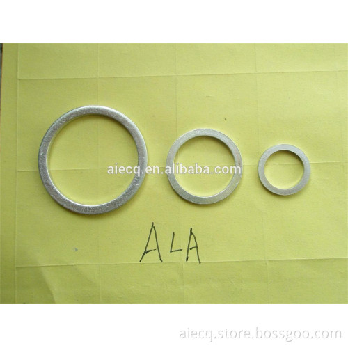 Aluminum flat washers